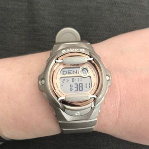 Baby G Shock Rose Gold